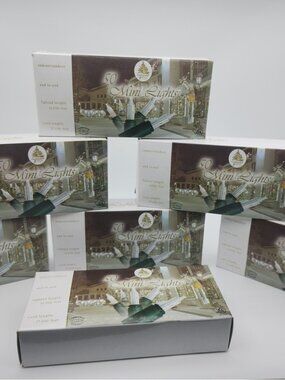 Clear Mini Lights 50-Count Holiday Time Wedding Patio Lot Of 7 Enchanted Forest